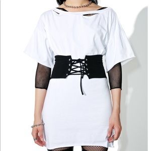 t shirt dress with waist belt